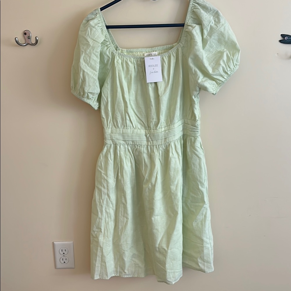 Roolee Sage Green Midi Dress